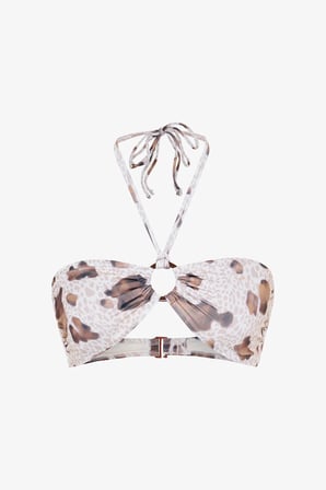 Renkli Dakota Bandeau Bikini Üstü