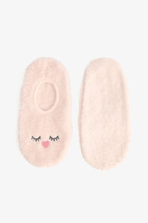 Açık Pembe Sleepy Çizgili Nakışlı Ev Çetiği