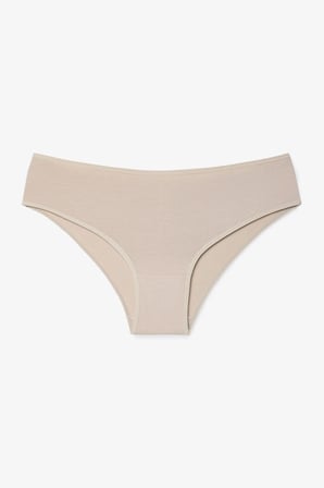 Oceanna 3'lü Yaprak Desenli Pamuklu Düşük Bel Slip Külot