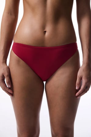 Bordo Carmen Bikini Altı
