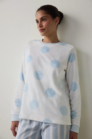 Gardenya Magic Puantiyeli  Pijama Üstü