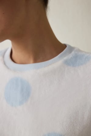 Gardenya Magic Puantiyeli  Pijama Üstü