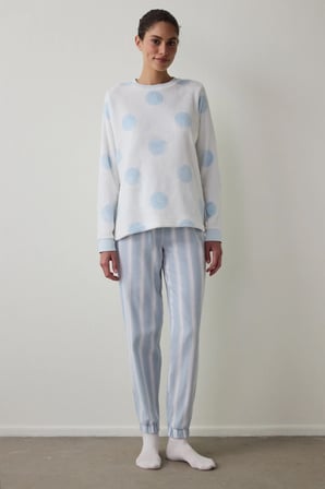 Gardenya Magic Puantiyeli  Pijama Üstü