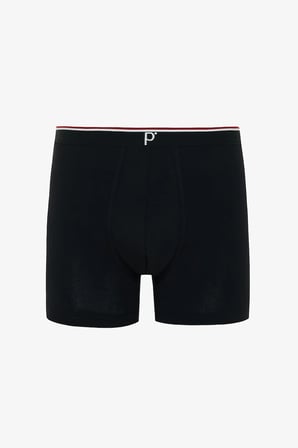 Erkek Red Line Çizgili 3'lü Organik Boxer