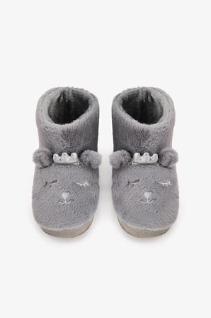 Gri Hayvan Nakışlı Softy Ev Botu