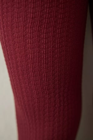 Bordo Kız Çocuk Pretty 90 Denye Mikro Külotlu Çorap