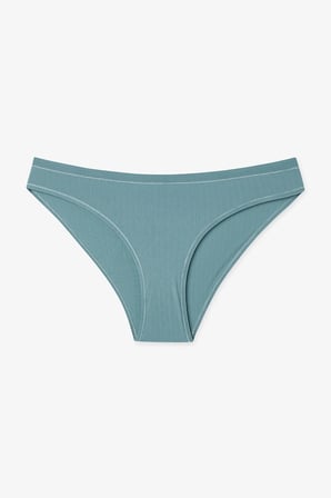 Koyu Gri Essentials Normal Bel Slip Külot