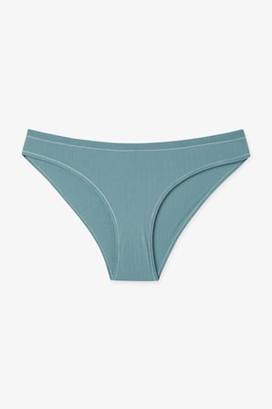 Koyu Gri Essentials Normal Bel Slip Külot