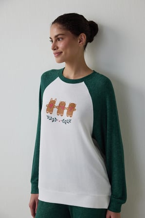 Gingerbread Termal Etkili Pijama Üstü