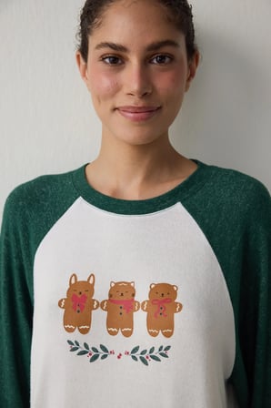 Gingerbread Termal Etkili Pijama Üstü