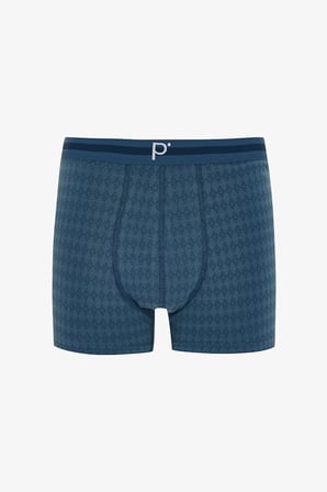 Erkek Ekose Desenli 3'lü Boxer