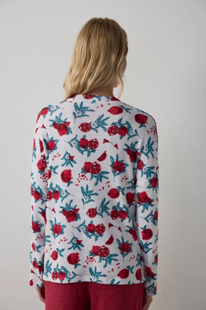 Best Season  Uzun Kollu Termal Etkili Pijama Üstü