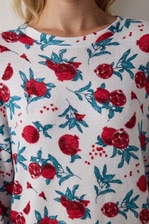 Best Season  Uzun Kollu Termal Etkili Pijama Üstü