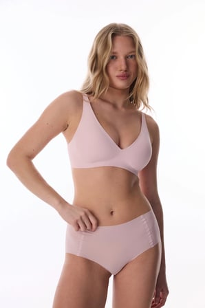 Pembe Fit Decolette Pedli Sütyen
