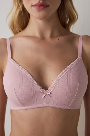 Pembe Rahat Pointel Pedli Sütyen