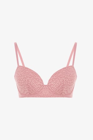 Lila Laluce Lace Balenli Sütyen