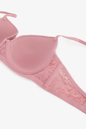 Lila Laluce Lace Balenli Sütyen