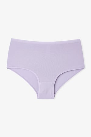 Renkli Pure Feel 3'lü Pamuklu Yüksek Bel Slip Külot