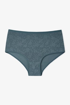 Pure Feel Çiçekli Yüksek Bel 3'lü Slip Külot
