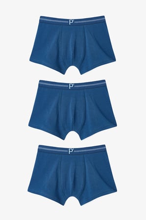 Koyu Mavi Erkek Çocuk Navy 3lü Boxer