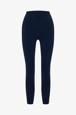 Lacivert Wonder Yüksek Destek Toparlayıcı Etkili Yüksek Bel Contour Tayt