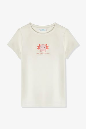 Pembe Kız Çocuk Good Night Pijama Takımı