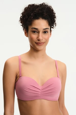 Gül Pembesi Lotus Bikini Üstü