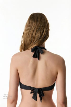 Si̇yah Clean Hot Bikini Üstü