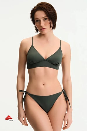 Yeşil Bralet Bikini Üstü