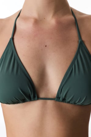 Yeşil Üçgen Bikini Üstü