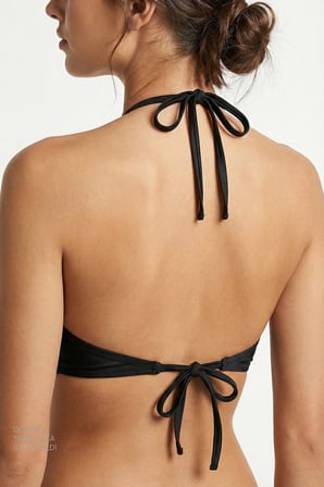 Si̇yah Reverse Bikini Üstü