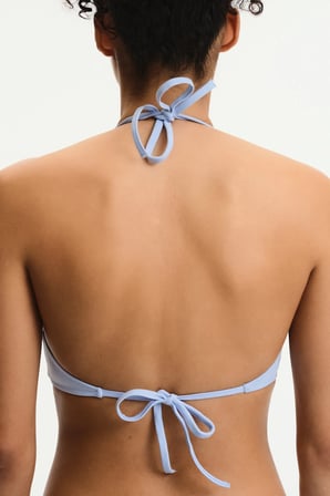Mavi Reverse V Yaka Bikini Üstü