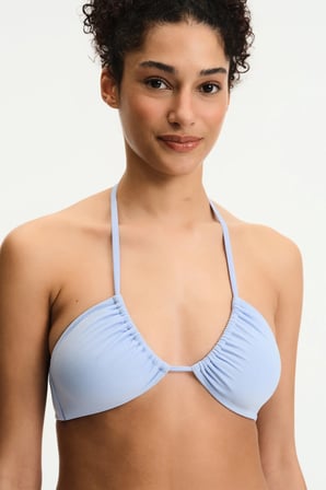 Mavi Reverse V Yaka Bikini Üstü
