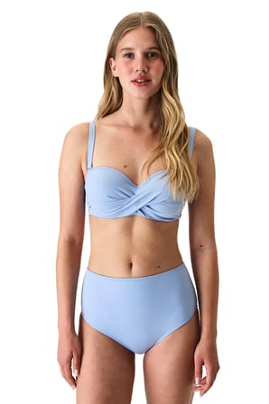 Mavi High Yüksek Bel Bikini Altı