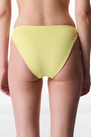 Sarı Minimal Orta Bel Bikini Altı