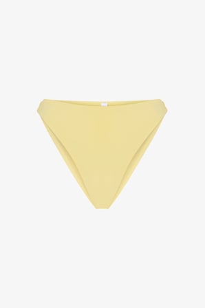 Sarı Minimal Orta Bel Bikini Altı