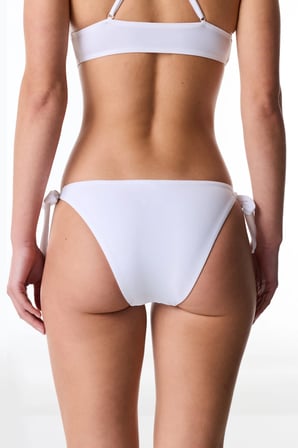 Beyaz Orta Bel Bikini Altı