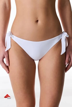 Beyaz Orta Bel Bikini Altı