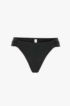 Si̇yah Hipkini Düşük Bel Bikini Altı