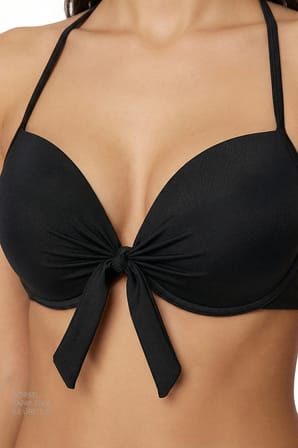 Si̇yah Cup Bikini Üstü