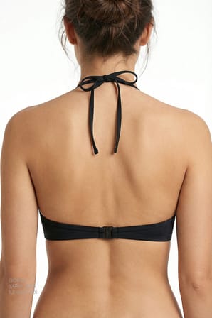 Si̇yah Cup Bikini Üstü