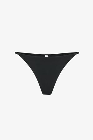 Si̇yah Super Düşük Bel Bikini Altı