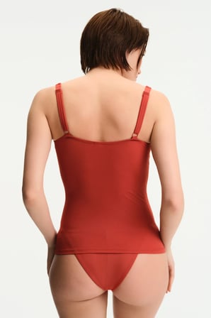 Tarçın Büzgülü Bikini Üstü