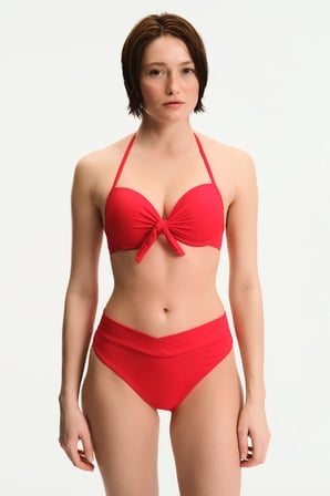 Kırmızı V Slip  Bikini Altı