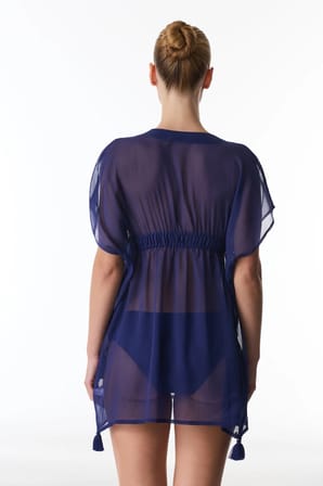 Lacivert Basic Kaftan