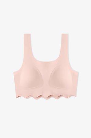 Kız Çocuk Pembe Bonding Pamuklu Pedli Sütyen