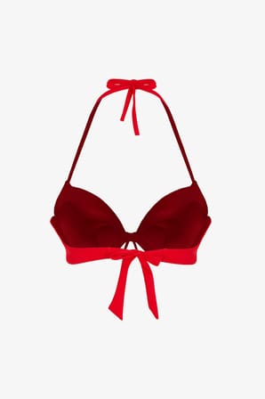 Kırmızı Push Up Bikini Üstü