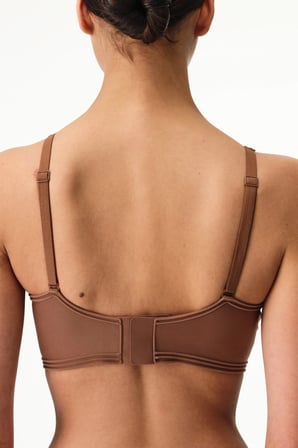 Kahverengi Invisible Görünmez Contour Balensiz Sütyen