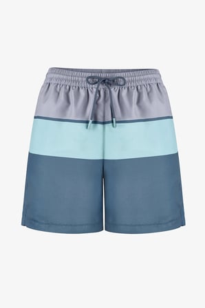 Erkek Mindful Colour Block Çizgili Şort