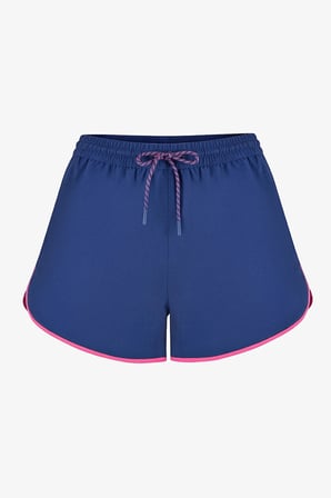 Erkek Lacivert Pink Binding Şort